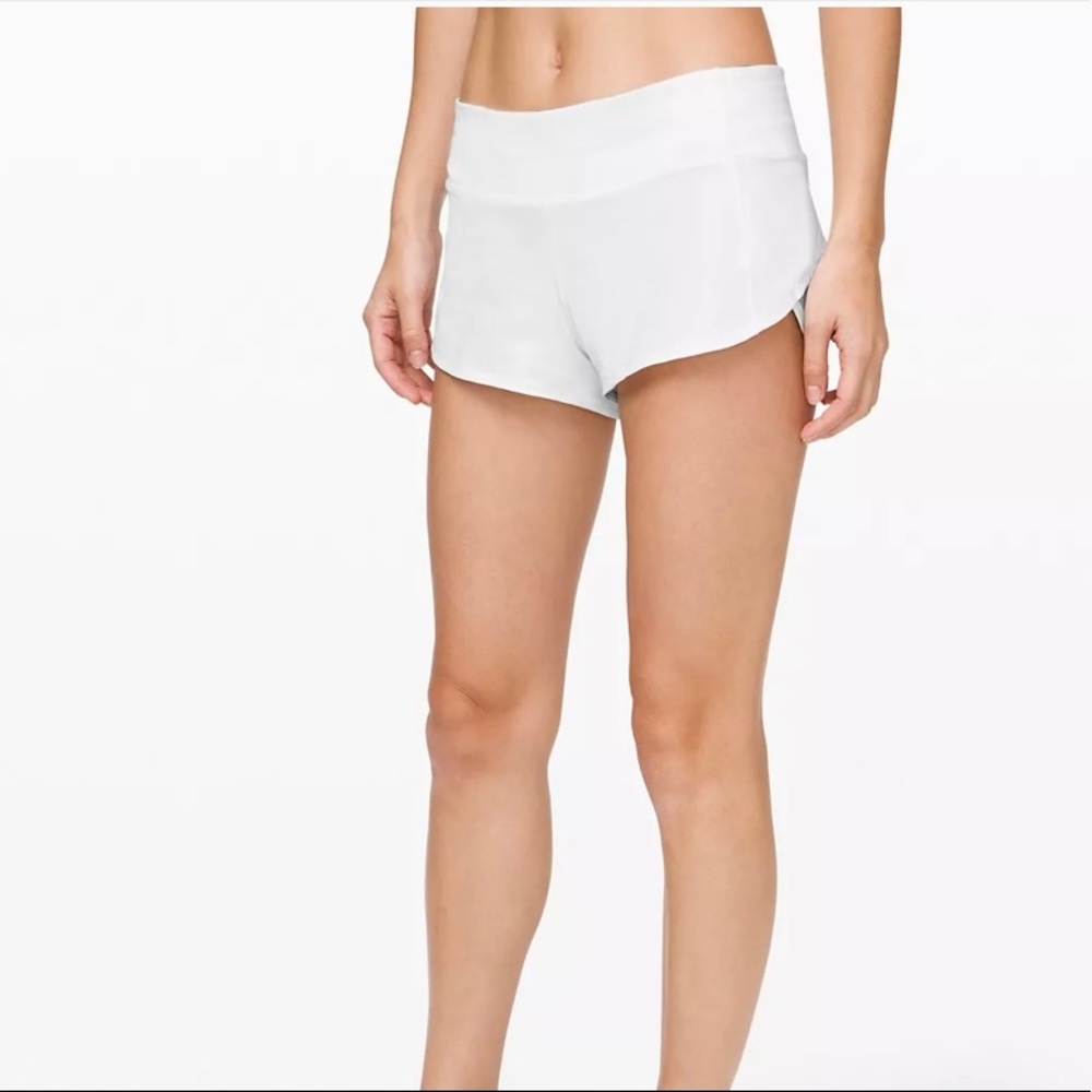 Lululemon Speed Up Short 2.5” - white